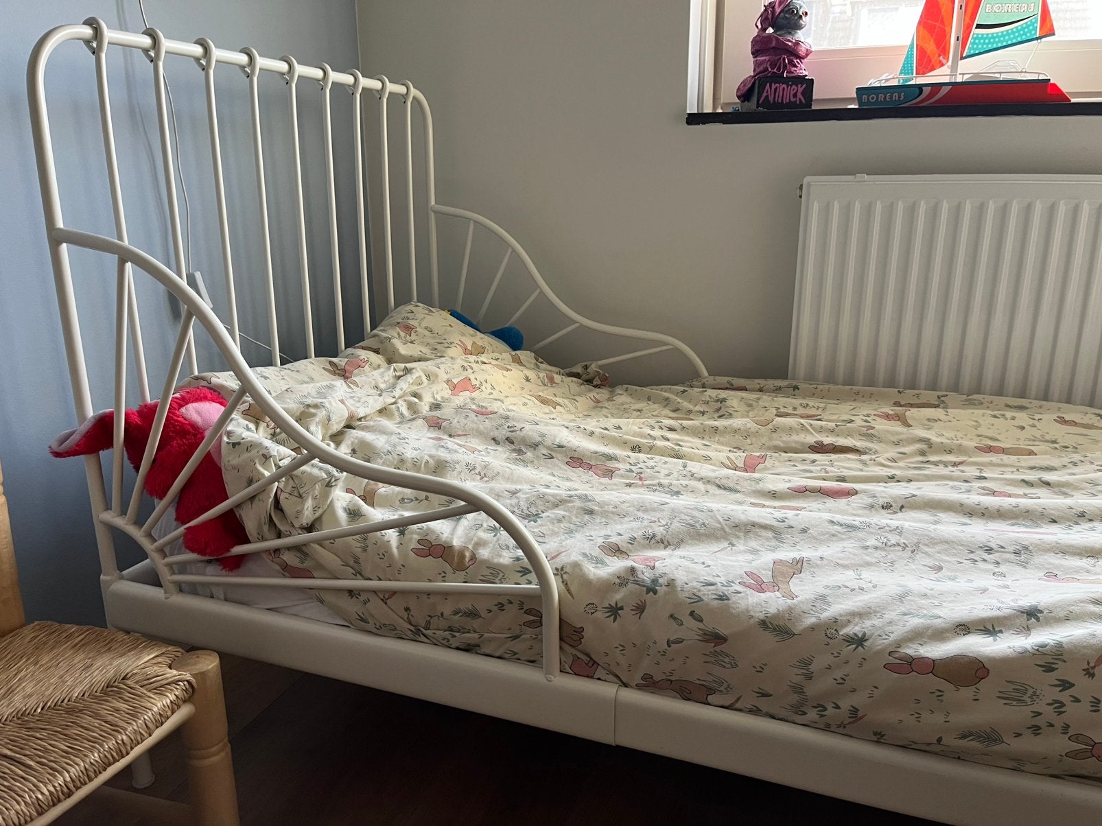 Ikea Minnen meegroeibed - 80x200 zgan, Kinderen en Baby's, Ophalen, 70 tot 85 cm, Zo goed als nieuw, Lattenbodem