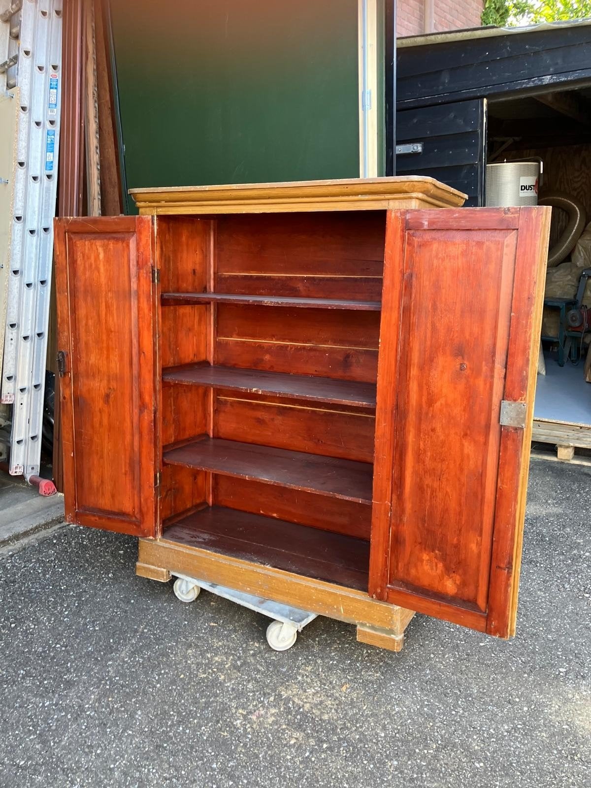 oude eiken kast dressoir, Ophalen