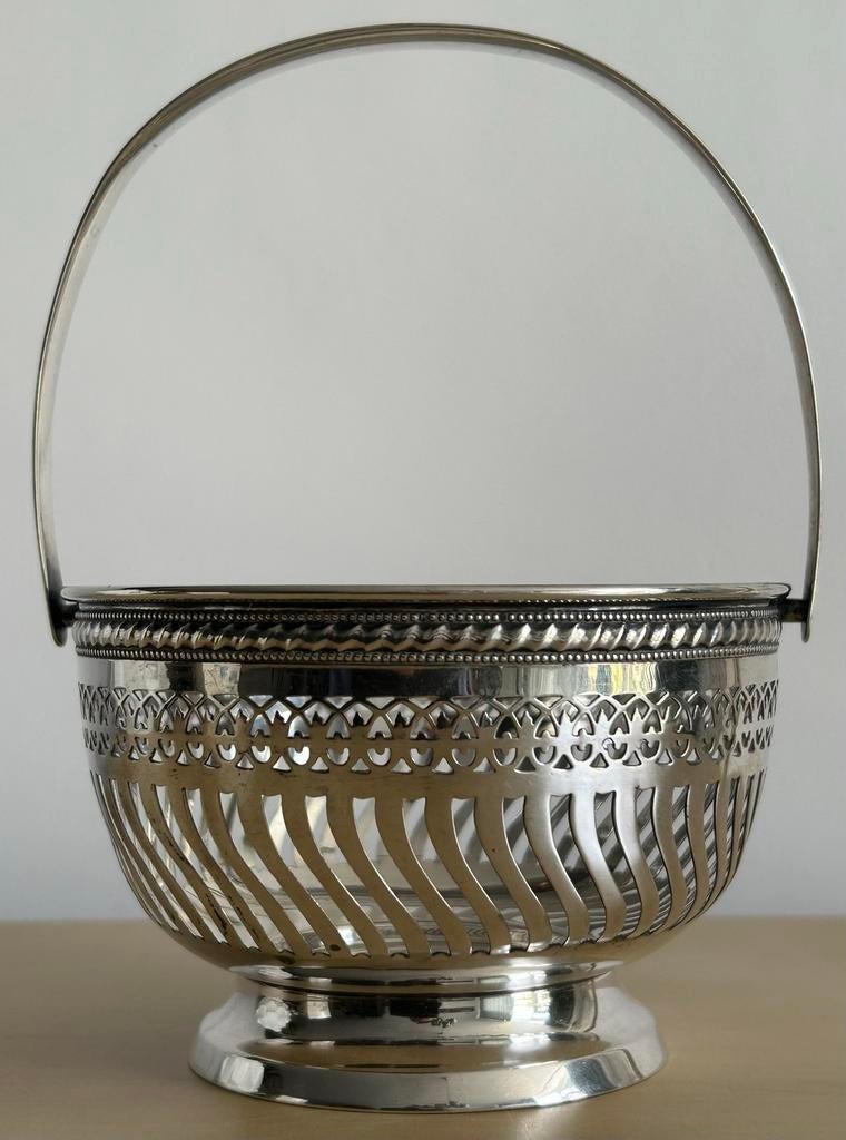Art deco zilveren bonbonmandje 1925 ST ELOY zilver ROTTERDAM, Antiek en Kunst, Verzenden, Zilver