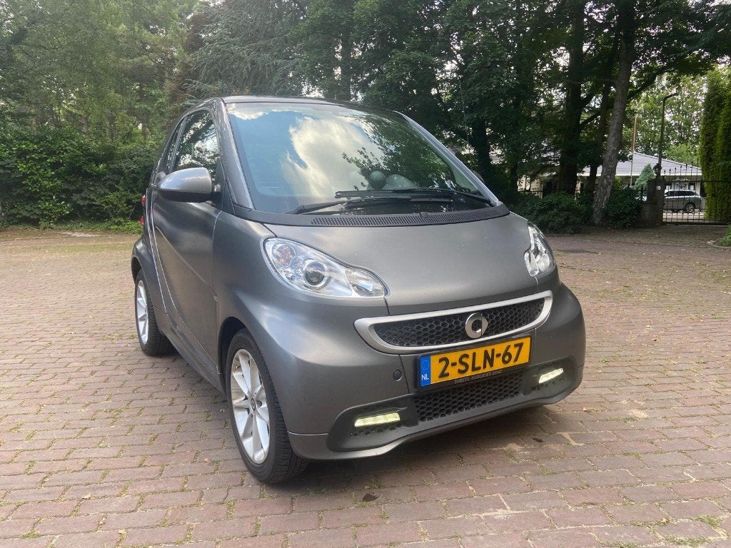 Smart ForTwo Electric Drive Coupe 2013 Grijs, Auto's, Automaat, Achterwielaandrijving, Leder en Stof, 47 pk