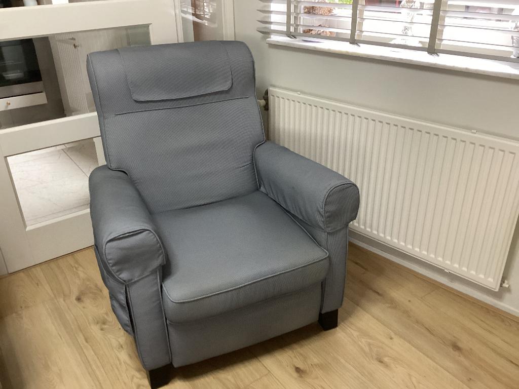 Relax fauteuil, Huis en Inrichting, Fauteuils, Ophalen, Gebruikt, Stof, 50 tot 75 cm