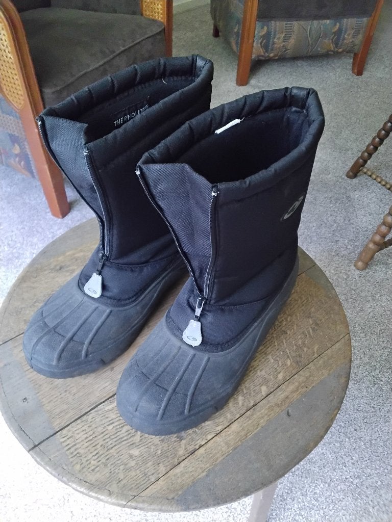 Snow boots heren schoenen maat 41, Zwart, Snowboots, Ophalen of Verzenden, Gedragen