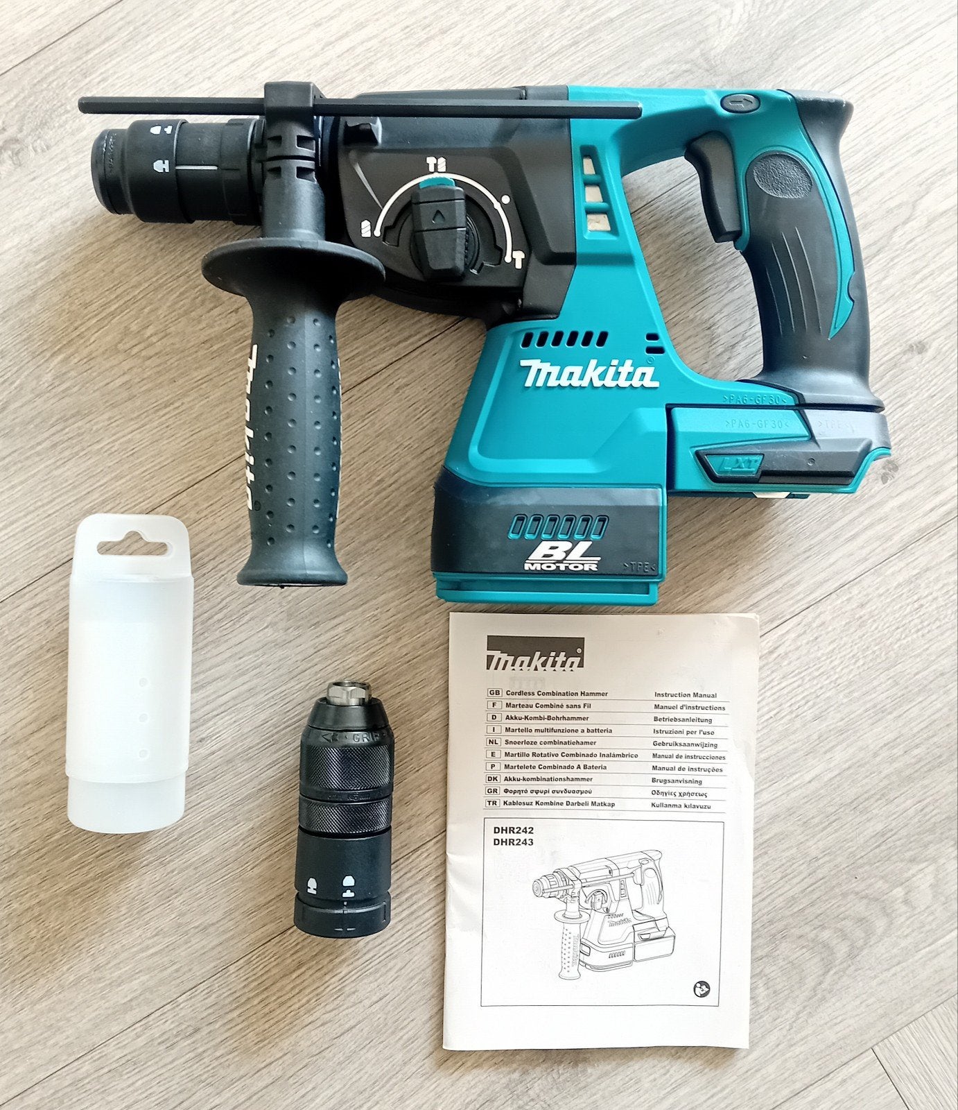 makita DHR243 SDS-Plus combihamer 18V NIEUW, Doe-het-zelf en Verbouw, Ophalen, Nieuw, Boor- en/of Breekhamer