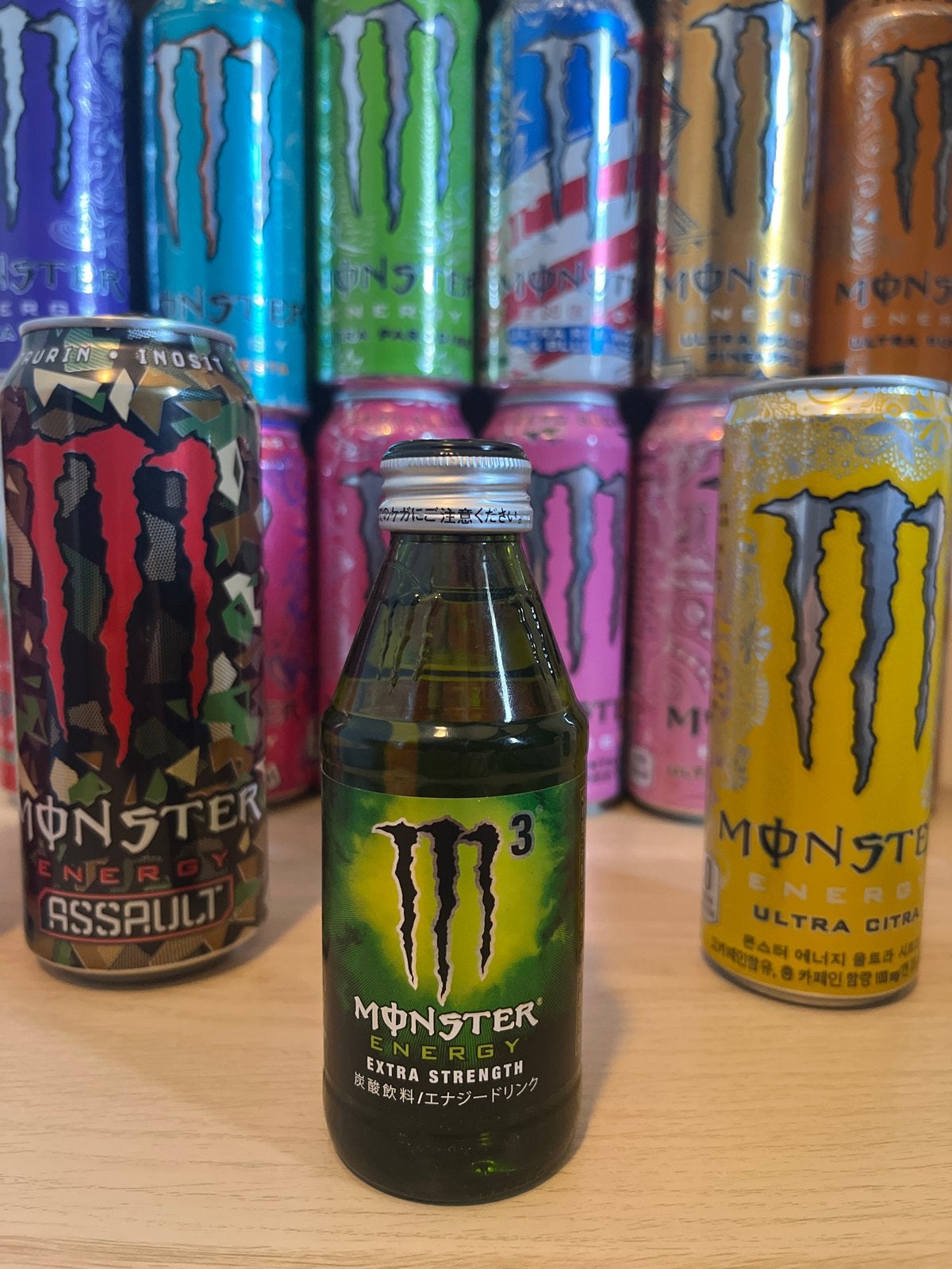 Vol blikje Monster Energy Japanse m3 150 ml, Ophalen of Verzenden, Nieuw