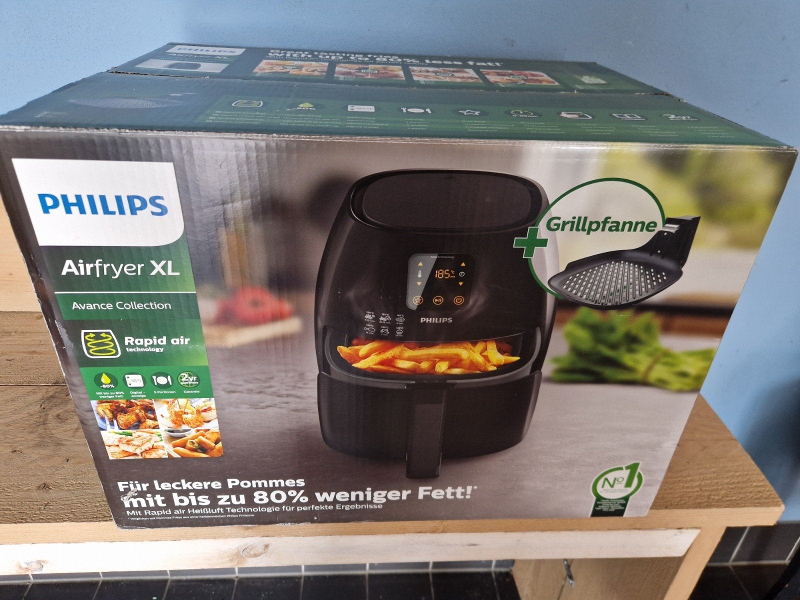 Philips Airfryer XL Avance Collection met Grillpan, Ophalen, Airfryer XL
