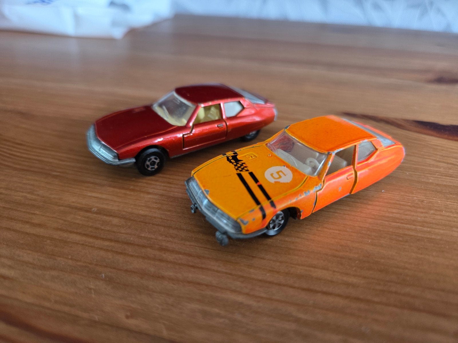 Citroen SM majorette - matchbox, Ophalen of Verzenden, Gebruikt, Auto