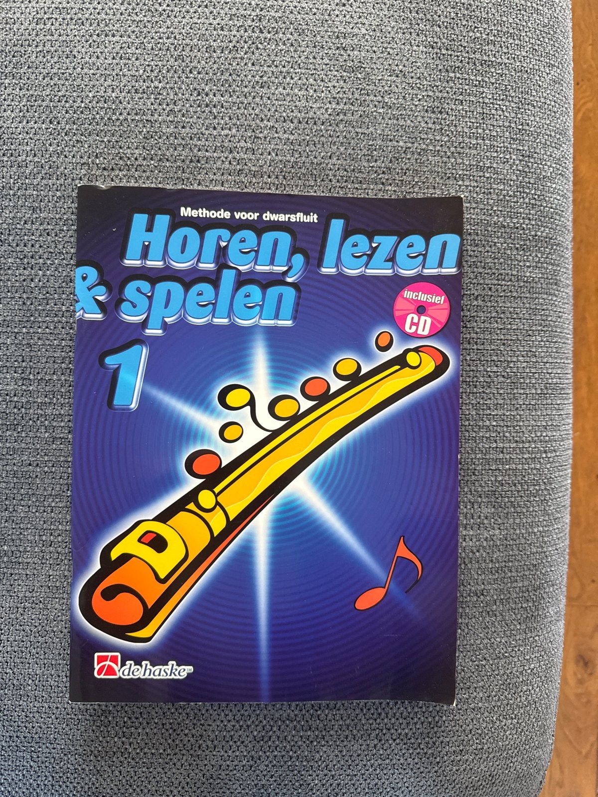 Horen, lezen & spelen 1 - Methode voor dwarsfluit (incl. CD), Ophalen of Verzenden, Zo goed als nieuw, Les of Cursus, Dwarsfluit of Piccolo