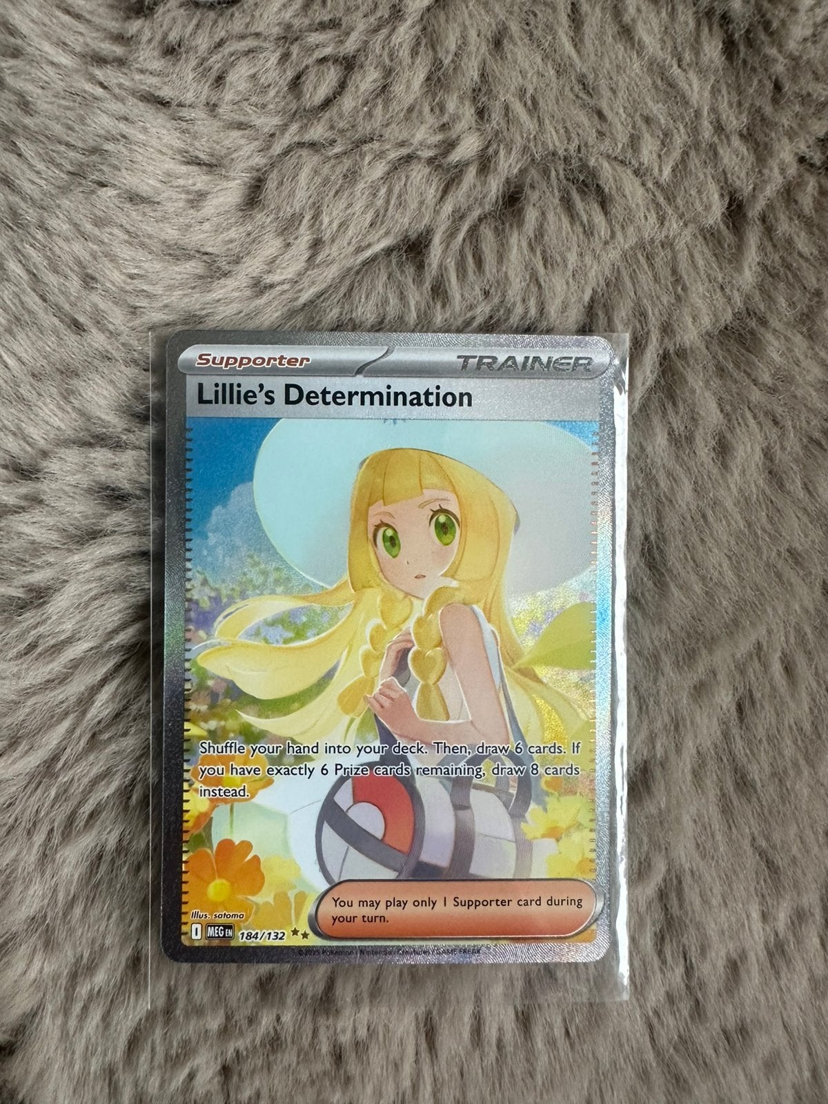 Pokémon Lillie’s Determination 184/132, Hobby en Vrije tijd, Ophalen, Zo goed als nieuw