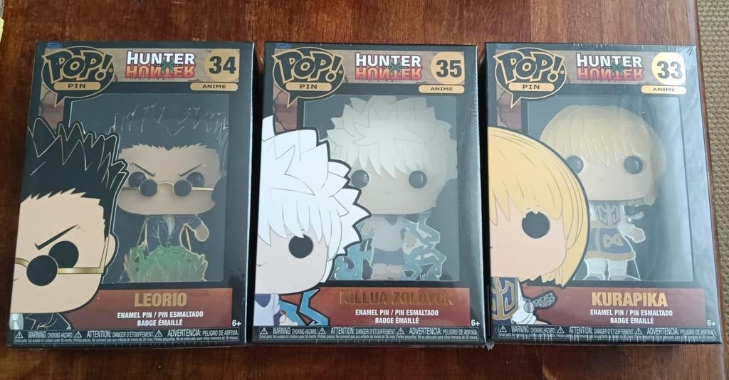Pop pin Hunter Hunter x3, Ophalen of Verzenden