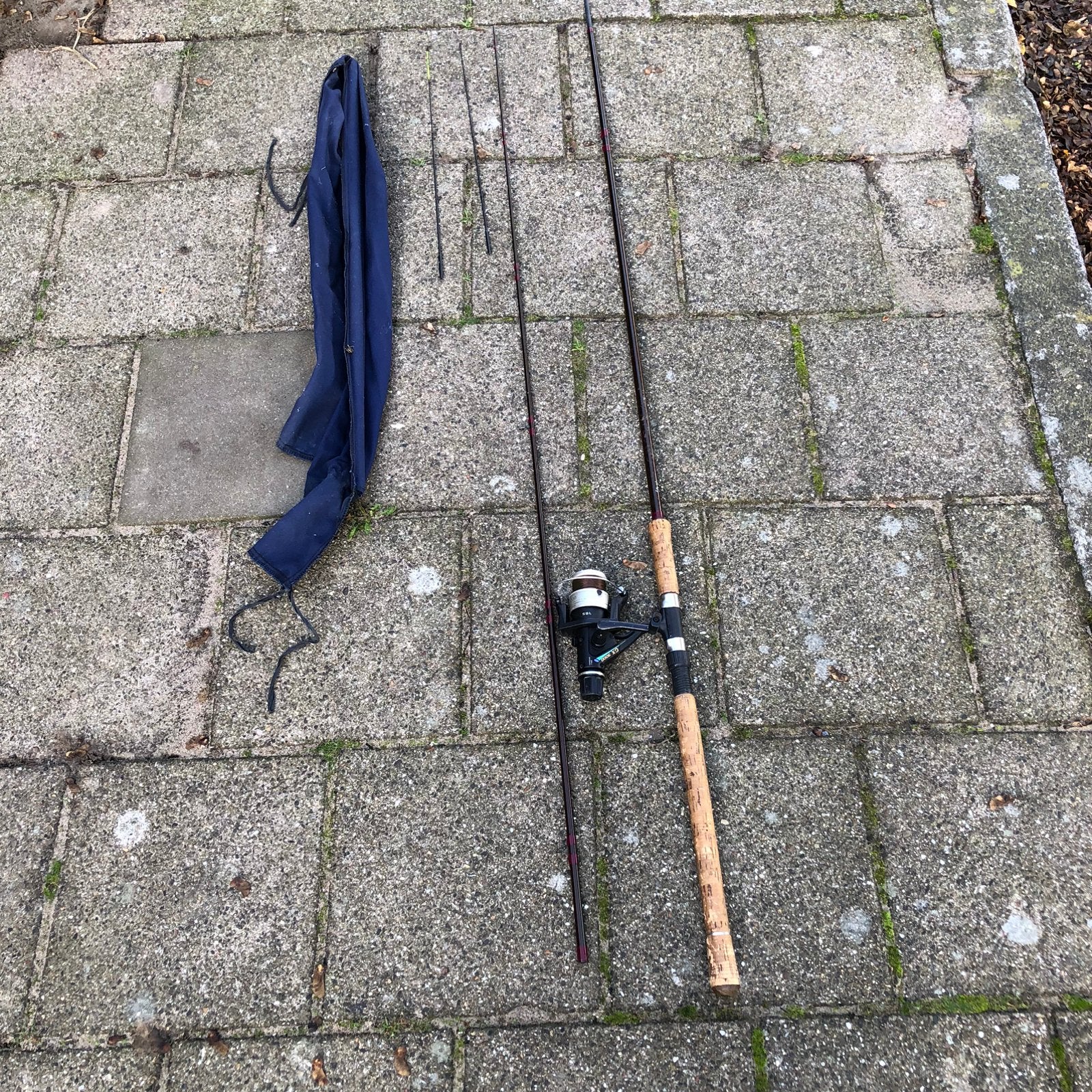 Feeder hengel plus molen, Watersport en Boten, Ophalen, Gebruikt, Complete set