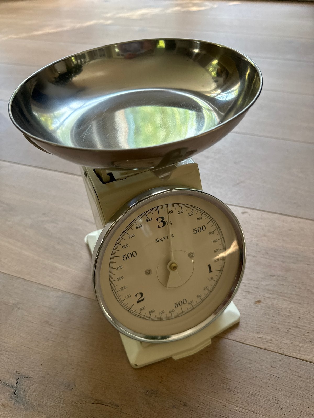 Vintage Keukenweegschaal - Analoog 3kg, Witgoed en Apparatuur, Minder dan 10 kg, Keukenweegschaal, Ophalen of Verzenden, Zo goed als nieuw