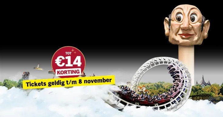 6 volle Albert Heijn Efteling spaarkaarten, Drie personen of meer, Kortingskaart