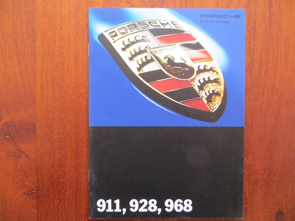 Porsche 911, 928, 968 (aug. 1993), Ophalen of Verzenden, Nieuw, Porsche