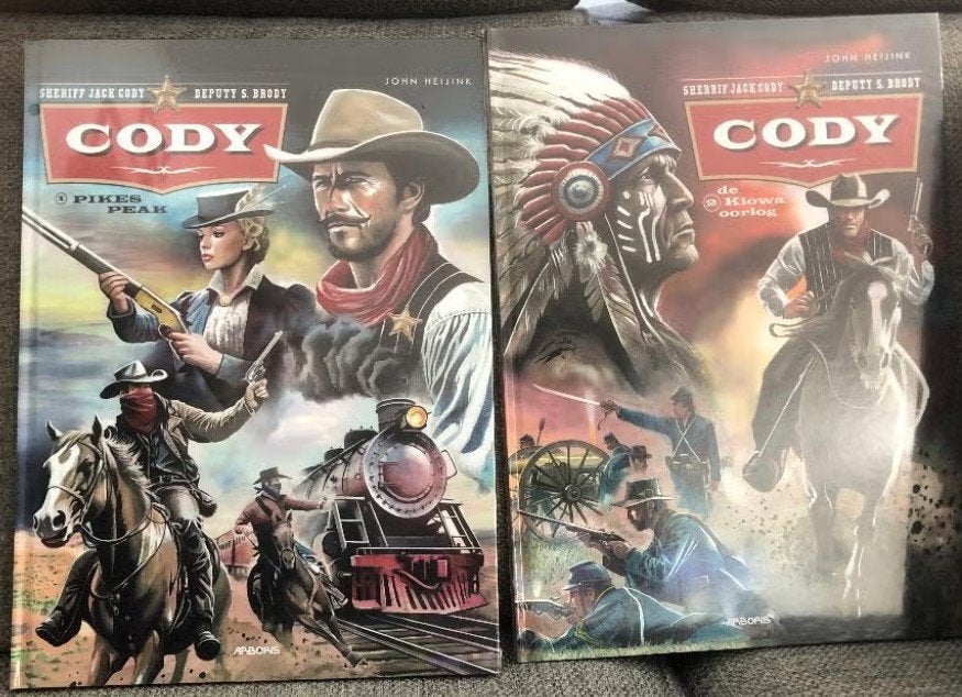 de kiowa oorlog pikes peak 2x cody hc c12, Meerdere stripboeken, Ophalen of Verzenden, Zo goed als nieuw