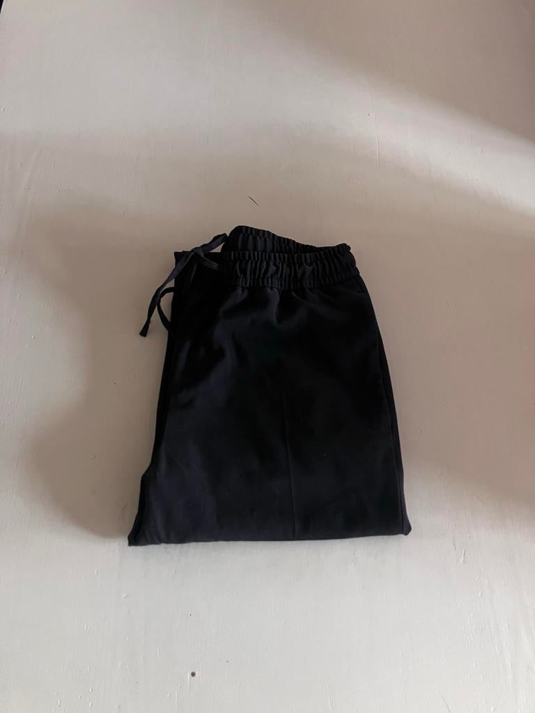 Zara Nette Zwarte Jogging Pantalon met Stretch - Maat M, Kleding | Heren, Broeken en Pantalons, Zo goed als nieuw, Ophalen of Verzenden