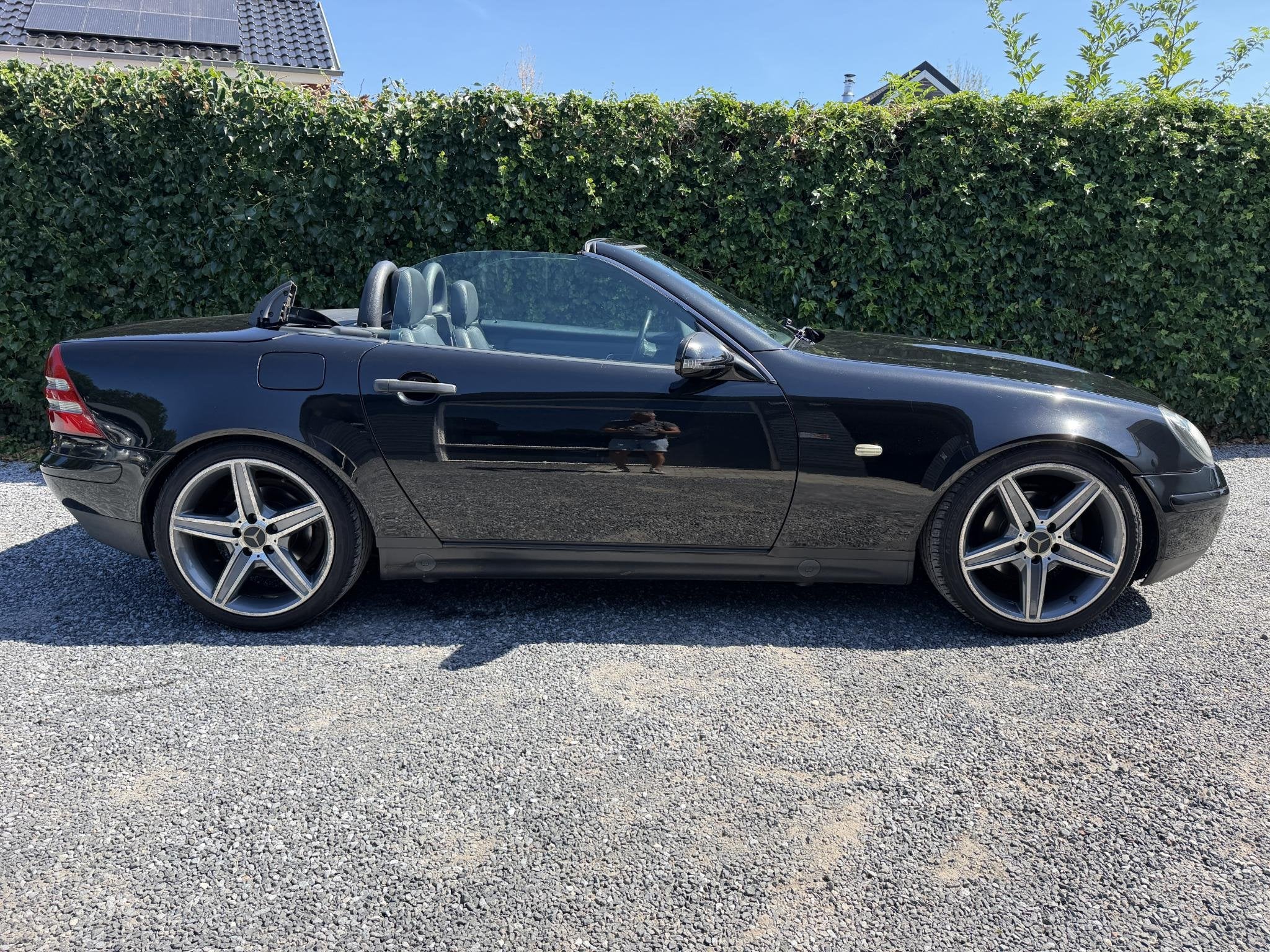 Mercedes-Benz SLK-klasse 230 K. | Leer | Airco | LMV | Elekt, Achterwielaandrijving, Gebruikt, 4 cilinders, Cabriolet