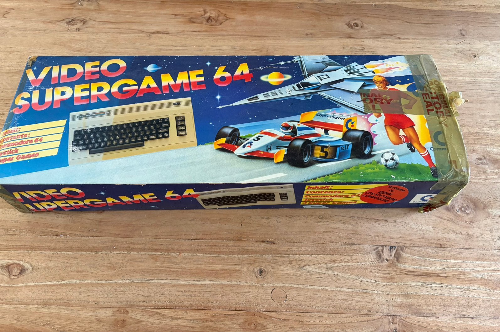 Commodore 64 (64G versie) met doos, commodore joystick, Ophalen