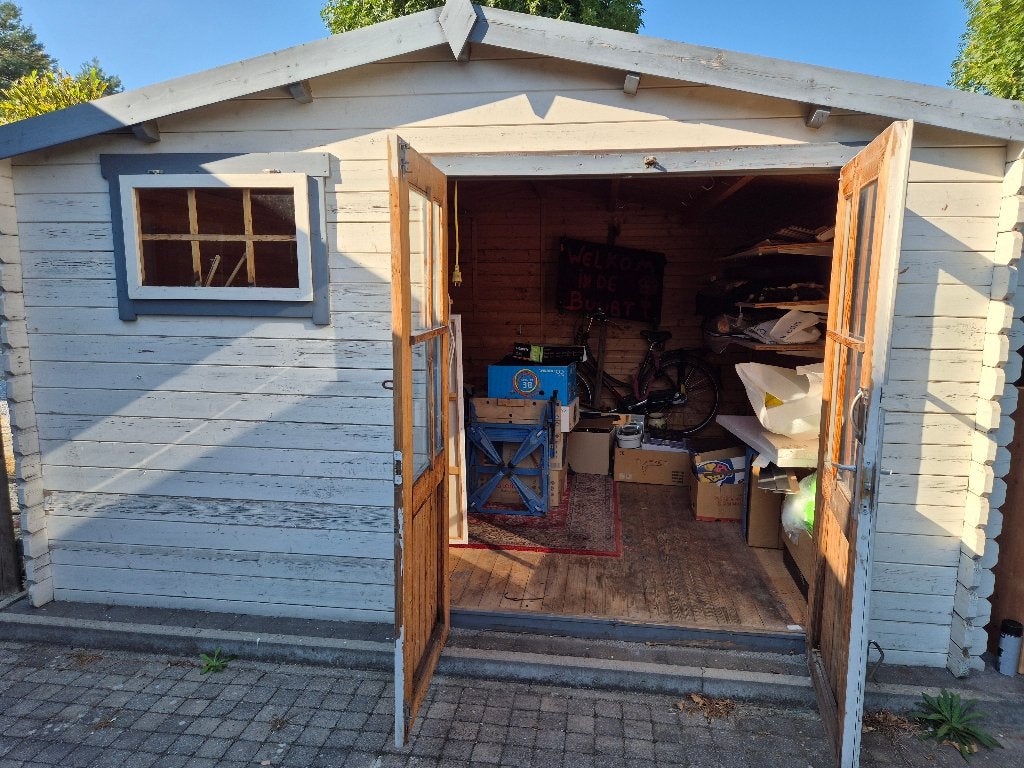 Schuur, Ophalen, 250 tot 500 cm, Schuur, 2 ramen