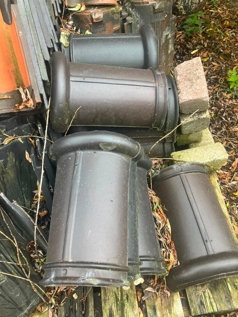 Dakpannen, Doe-het-zelf en Verbouw, Dakpannen en Dakbedekking, Ophalen, Gebruikt, Steen of Klei, 15 m² of meer