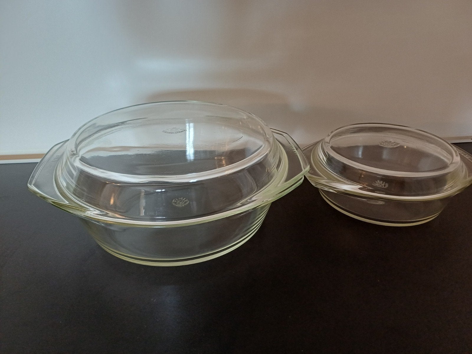 Vintage Simax ovenschalen set - 2 stuks, Ophalen of Verzenden, Zo goed als nieuw, Overige merken, Glas