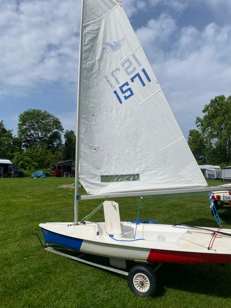 Splash Zeilboot met Trailer in Friesland, Watersport en Boten, Ophalen, Gebruikt, Splash, Polyester