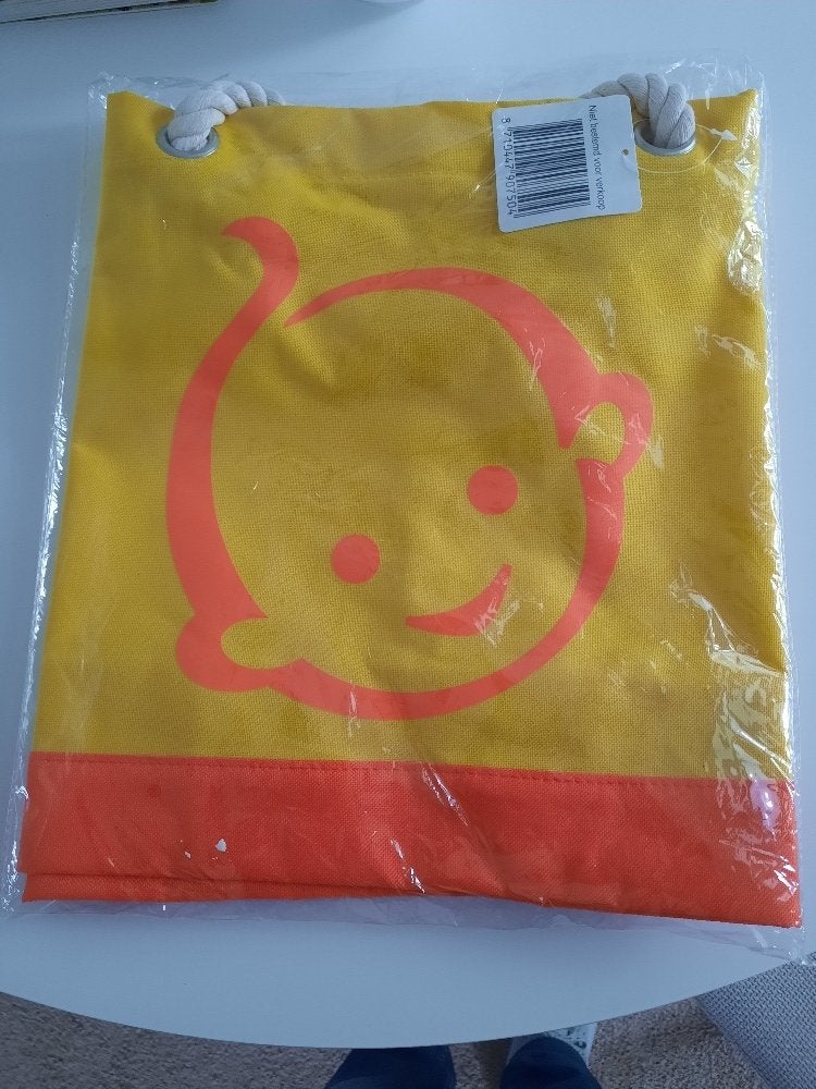 CANVAS BABY-/SPEELGOEDTAS met OPDRUK, Overige merken, Overige typen, Nieuw, Ophalen of Verzenden