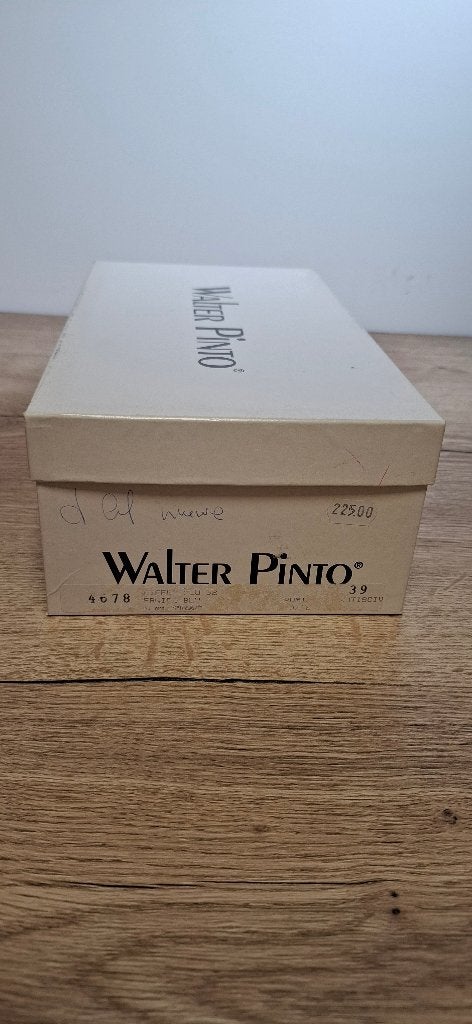 Vintage Italiaanse Walter Pinto Pumps Zwart - Maat 39, Kleding | Dames, Zwart, Onbekend, Zo goed als nieuw, Walter Pinto