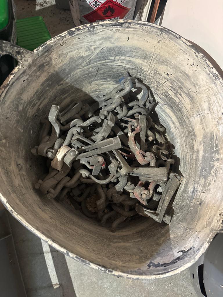 Steigerklemmen - Diverse maten en types, Doe-het-zelf en Verbouw, Steigers, Ophalen, Gebruikt, Overige typen, Minder dan 2 meter