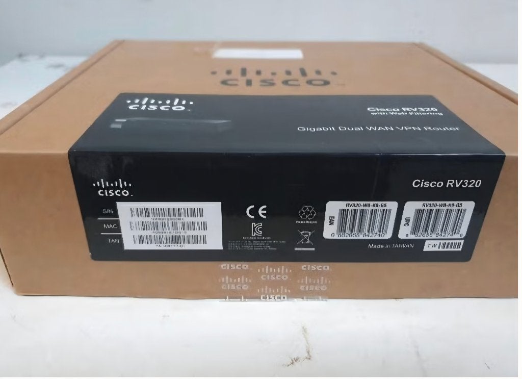 Cisco RV320 Dual Gigabit WAN VPN Router Data Sheet, Computers en Software, Ophalen of Verzenden, Gebruikt, Router, Cisco