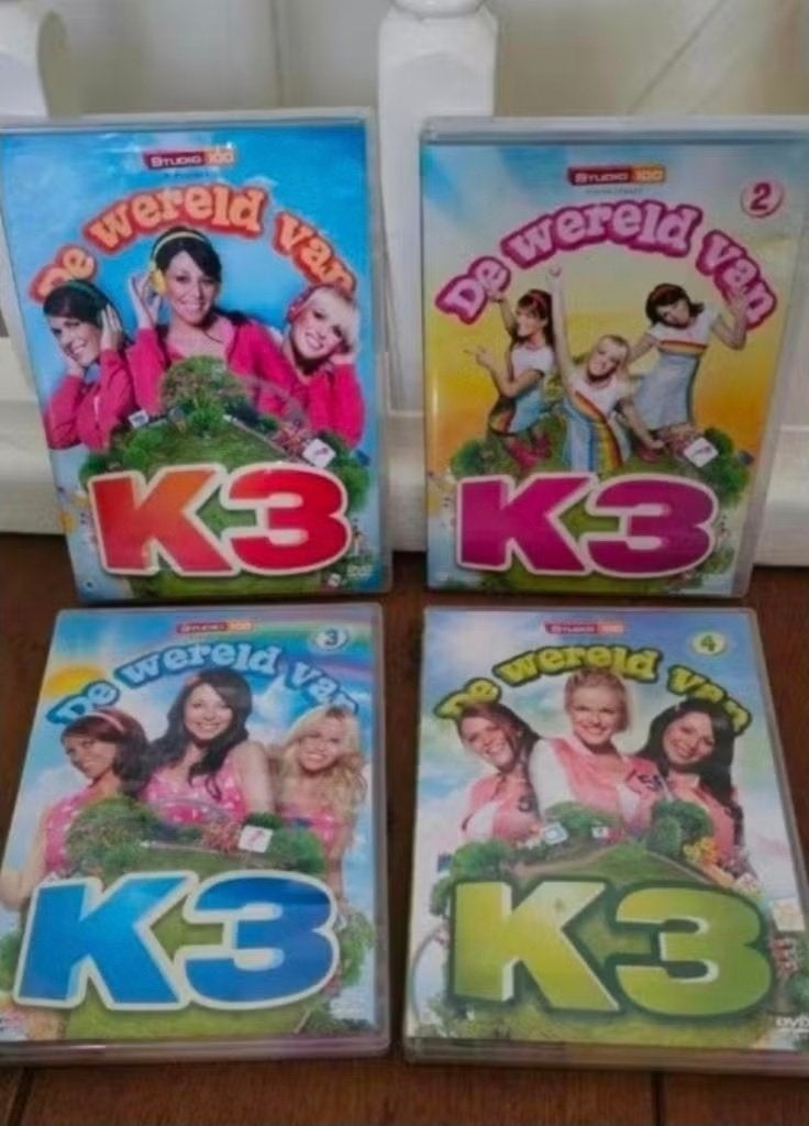 De Wereld van K3- 1 t/m 4- KRASVRIJ!- Ook Verzenden, Alle leeftijden, Ophalen, Zo goed als nieuw, Overige genres