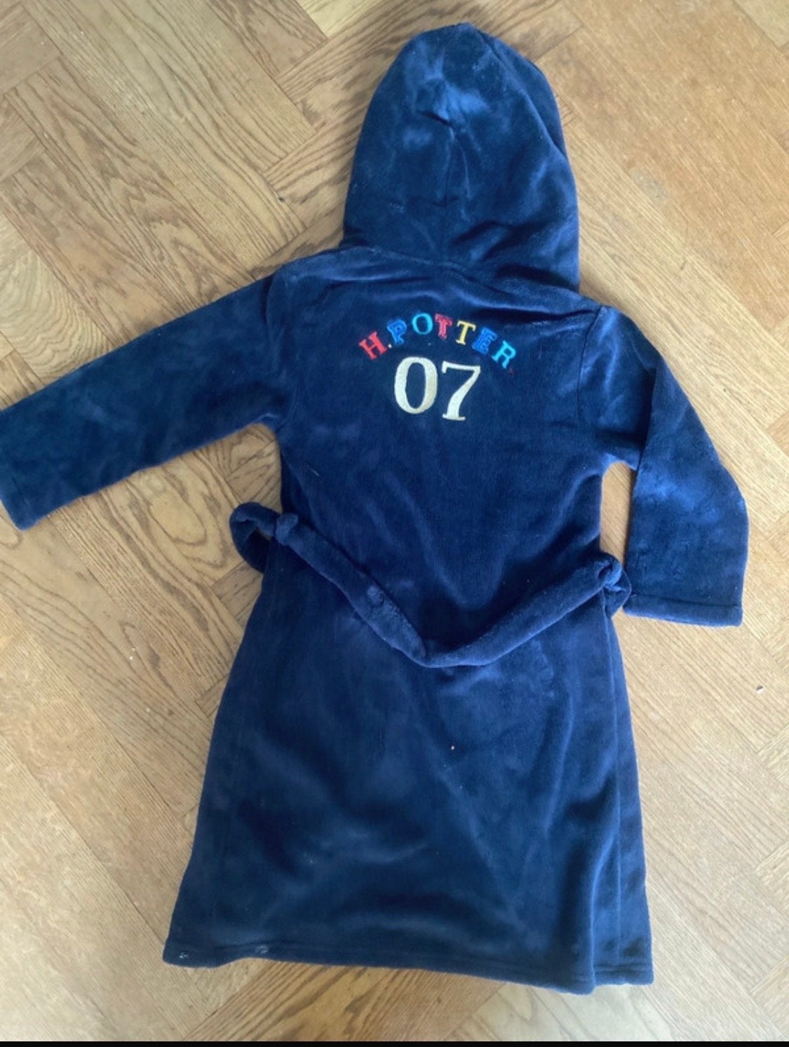 Harry Potter badjas fleece maat 134, Ophalen of Verzenden, Zo goed als nieuw, Jongen of Meisje, Nacht- of Onderkleding