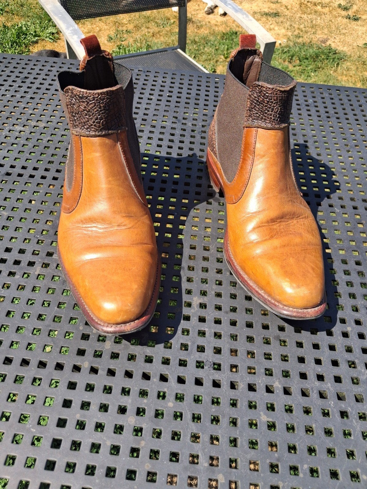 Floris van Bommel bruine instaplaarzen - maat 41.5, Bruin, Boots, Floris van Bommel, Ophalen of Verzenden