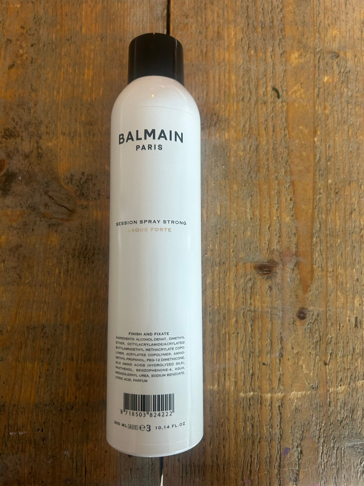 Balmain Session Spray Strong - Sterke Fixatie Haarlak, Ophalen of Verzenden, Nieuw, Gel, Wax, Haarlak of Mousse