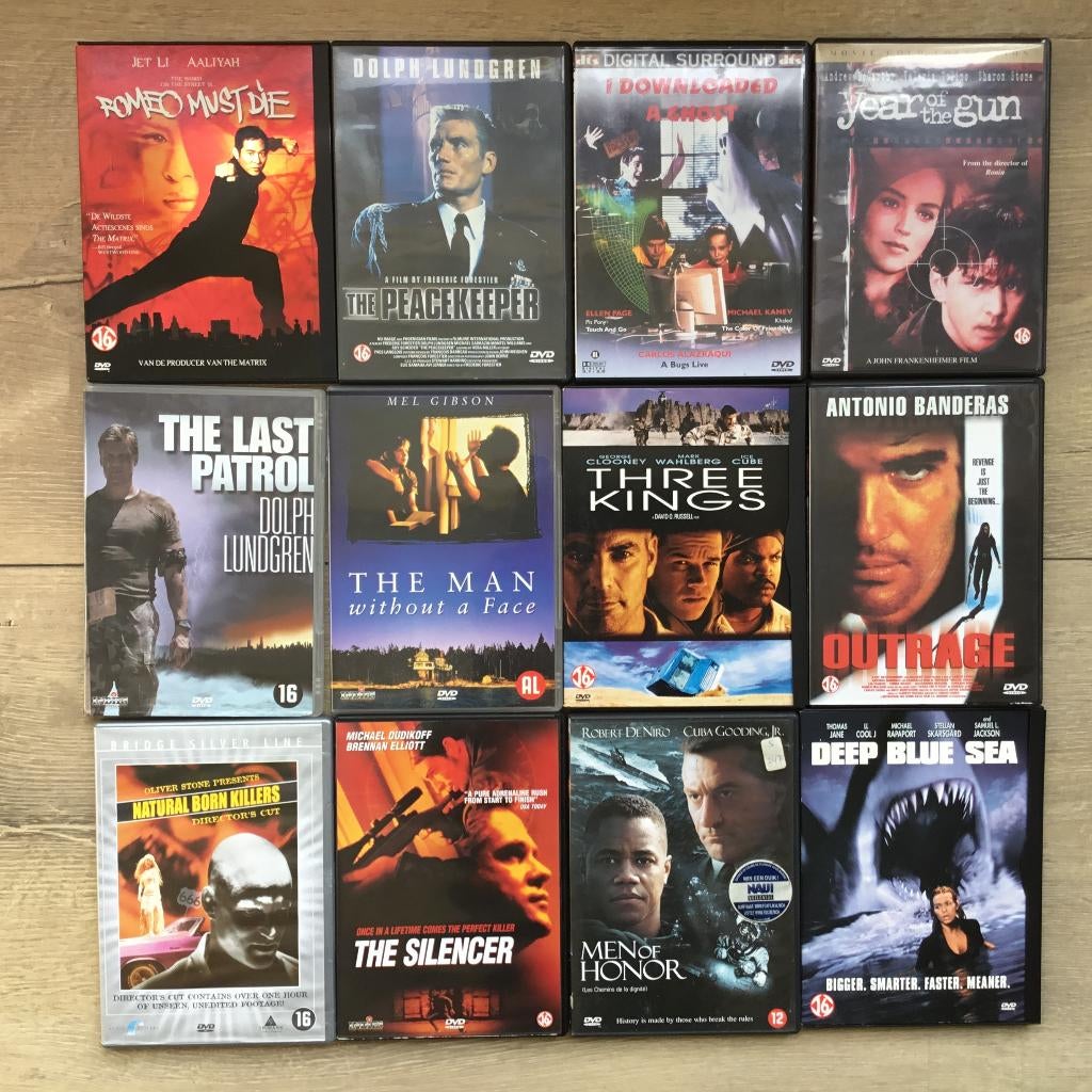 Div Dvd's a € 1 pst of 10 voor € 7,50, Alle leeftijden, Ophalen, Gebruikt