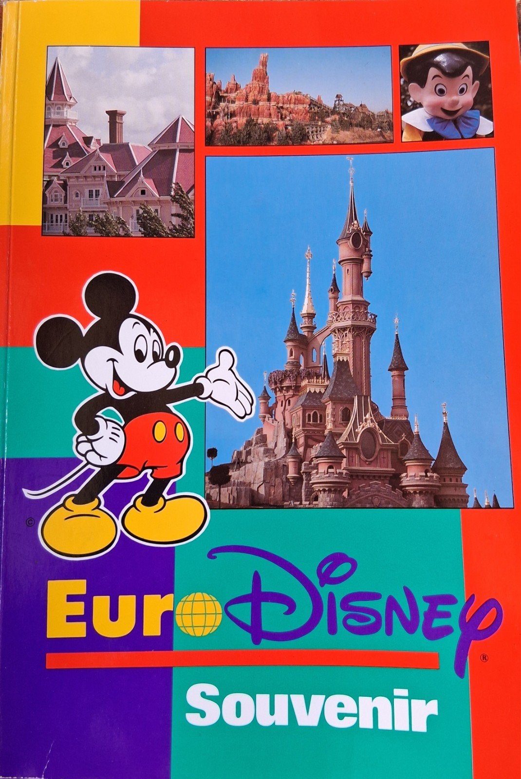 Euro Disney Souvenir Boek 1993, Ophalen of Verzenden, Overige figuren, Zo goed als nieuw, Overige typen