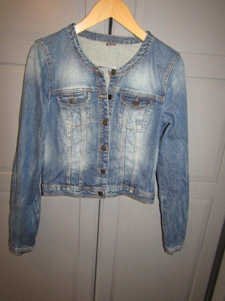 G1002 Vero Moda mt M-L spijkerjasje denim, Maat 38/40 (M), Blauw, Vero Moda, Ophalen of Verzenden