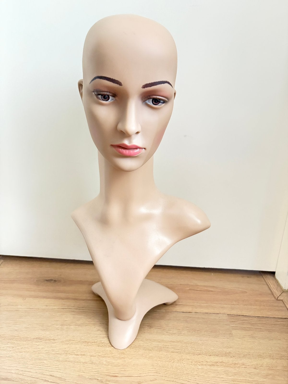 Paspop mannequin buste romp met hoofd nieuw, Ophalen of Verzenden, Zo goed als nieuw, Paspop