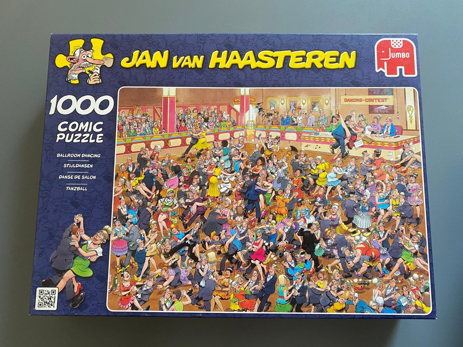 Puzzles 3x Jan van Haasteren, Ophalen, 500 t/m 1500 stukjes, Zo goed als nieuw
