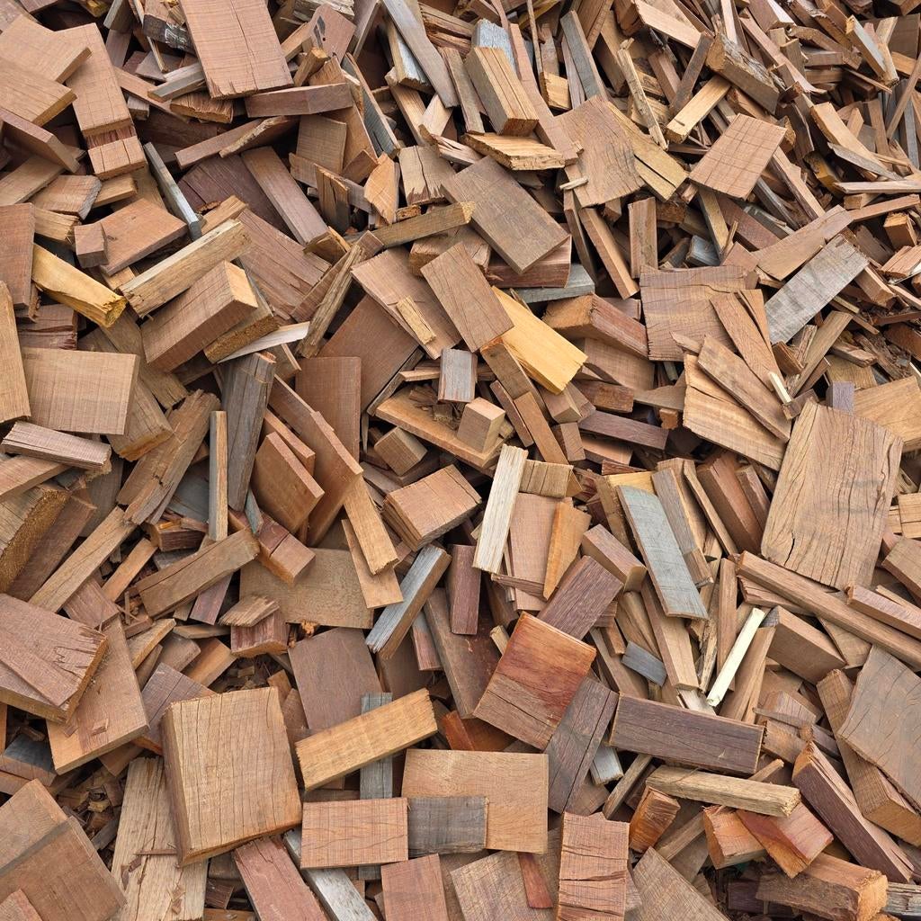 Haardhout Azobe 1m3 los gestort bigbag €100 Heteren, Tuin en Terras, Haardhout, Minder dan 3 m³, Ophalen