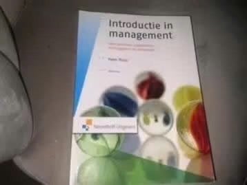 Introductie in Management - Studieboek, Boeken, Verzenden, HBO, Gamma, Onbekend