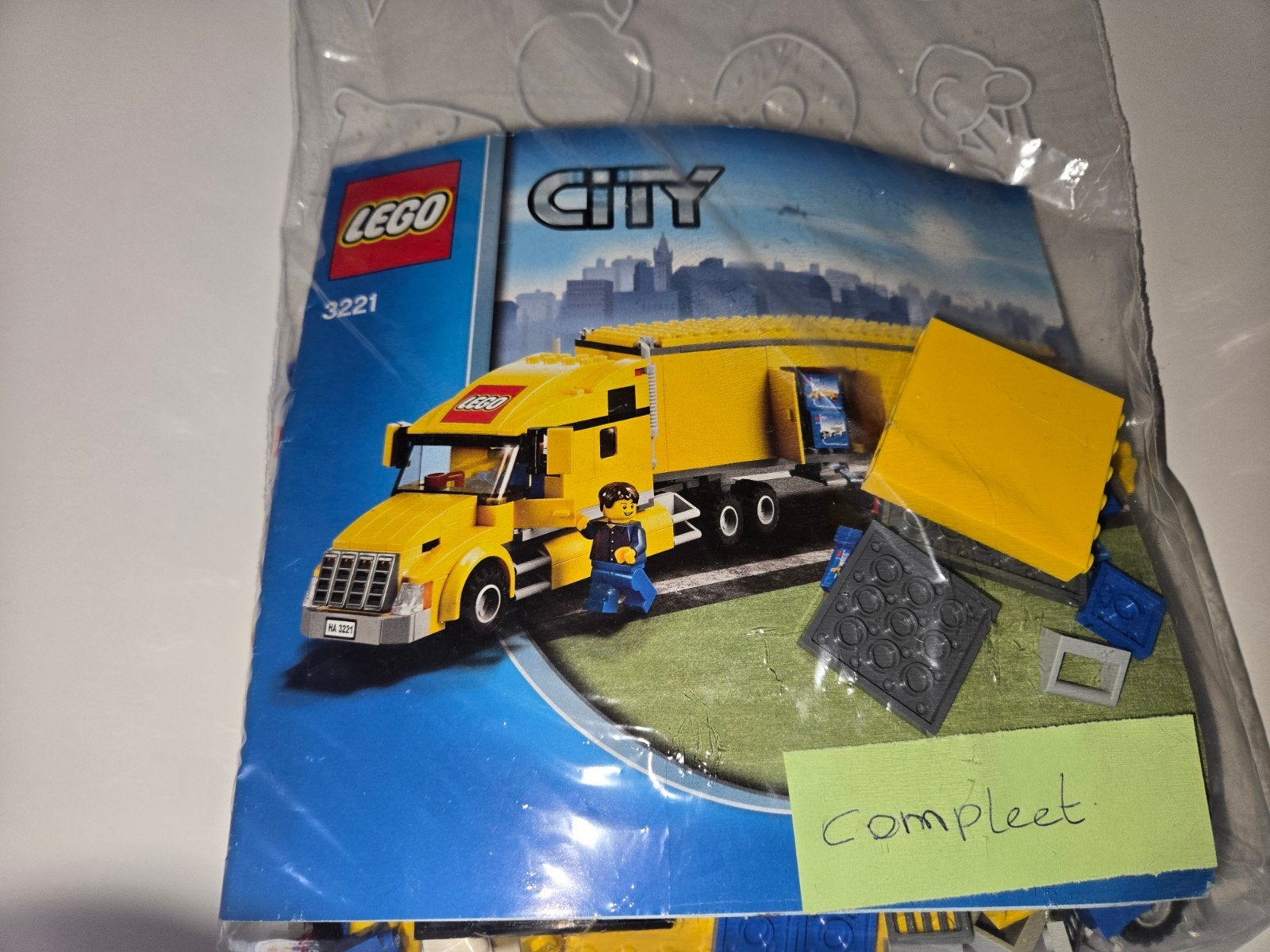Lego City 3221 Vrachtwagen met instructieboekje, Lego, Compleet, Ophalen of Verzenden, Complete set