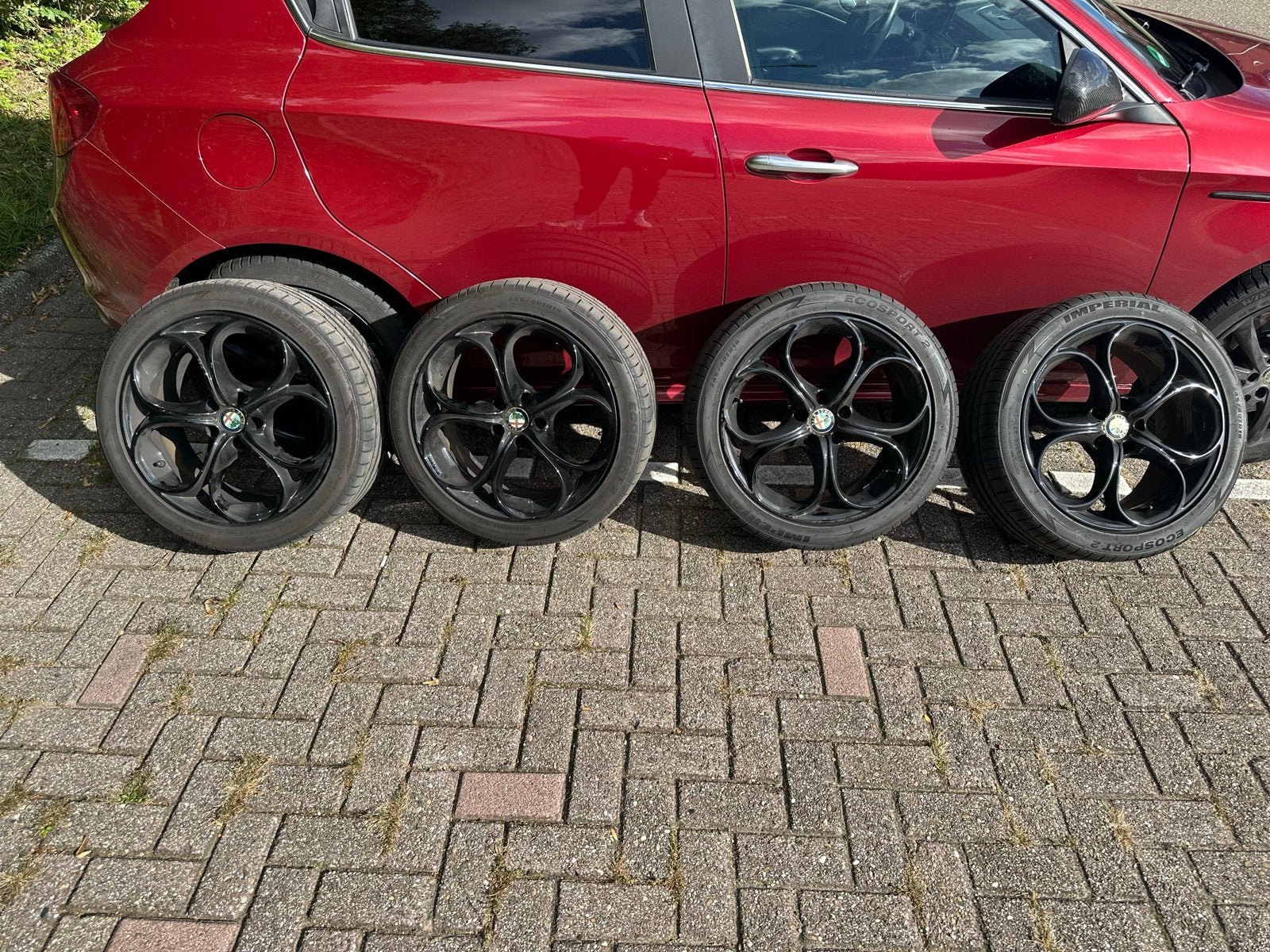 GMP Drake 18 inch velgen met Imperial 245/40/18 banden, 18 inch, Banden en Velgen, Ophalen of Verzenden, Personenwagen