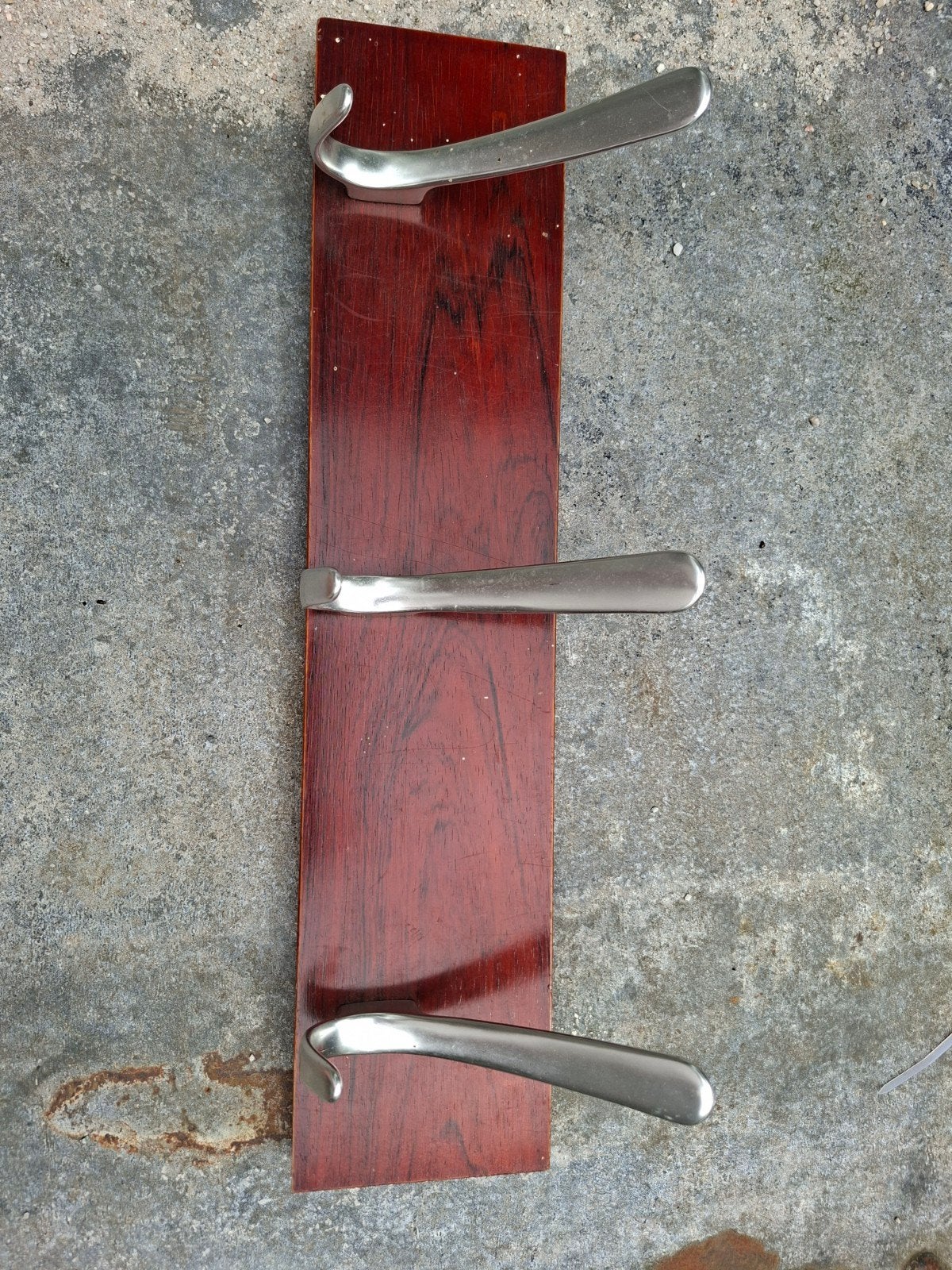 Vintage kapstok 45 cm breed, 10 cm hoog - mooie staat, Wandkapstok, Gebruikt, Ophalen of Verzenden, Minder dan 100 cm