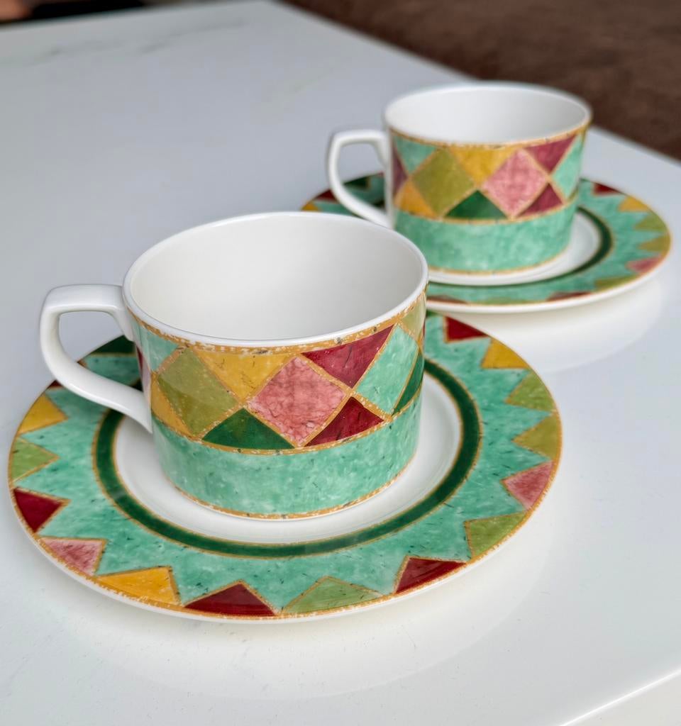 Royal Doulton Japora Vintage Kop & Schotel Set, Nieuw, Ophalen of Verzenden, Overige stijlen, Kop(pen) en/of Schotel(s)