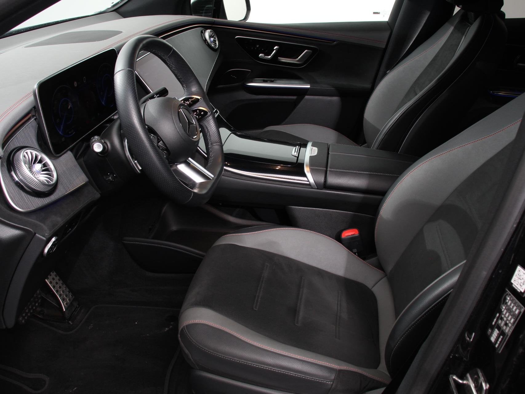Mercedes-Benz EQE 350 AMG Line Edition Advanced Plus 292 PK, Auto's, Automaat, Achterwielaandrijving, Zwart, Zwart
