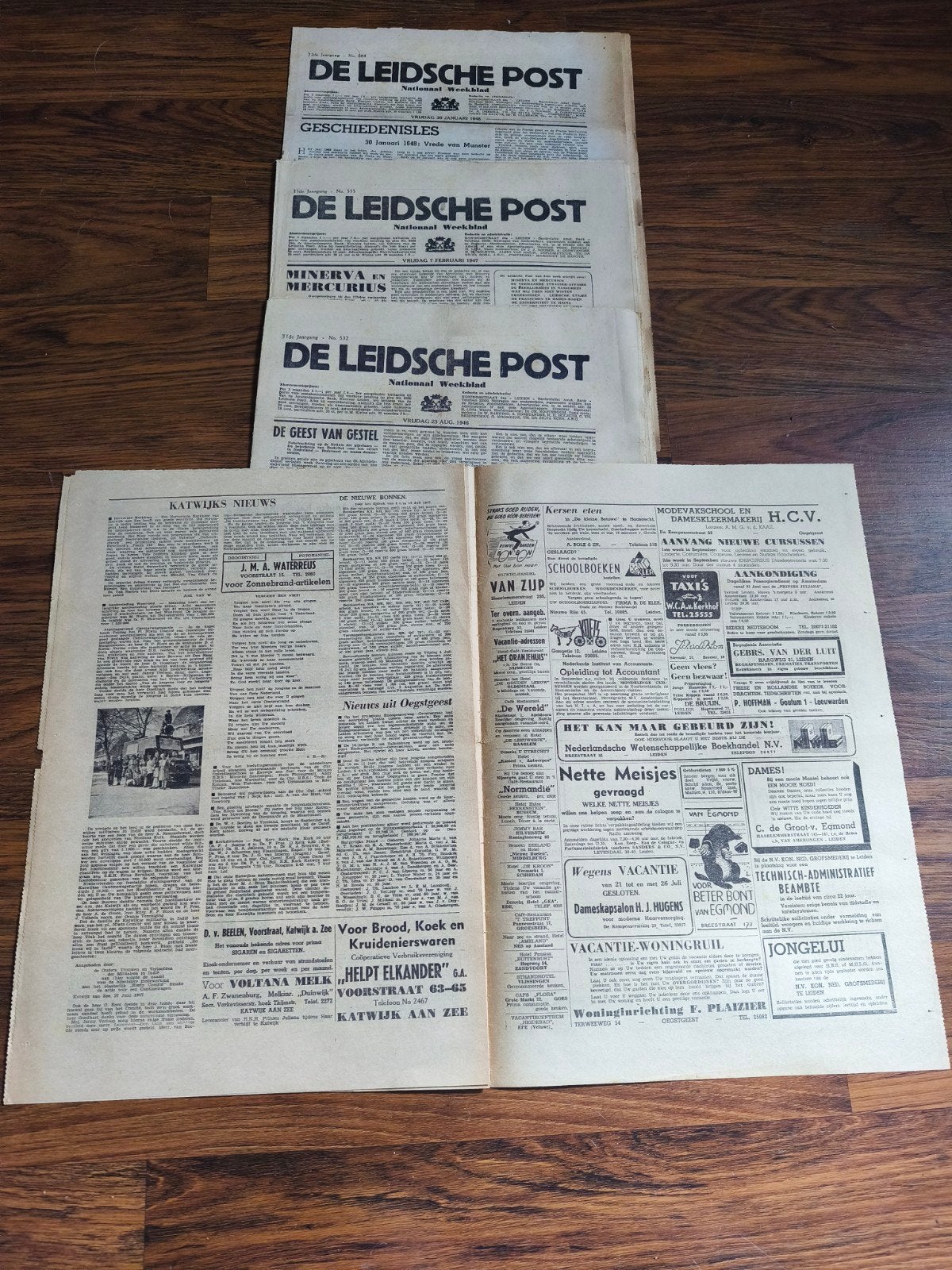 Ik verkoop oude kranten uit 1947/1948., Ophalen of Verzenden, 1940 tot 1960, Nederland, Krant