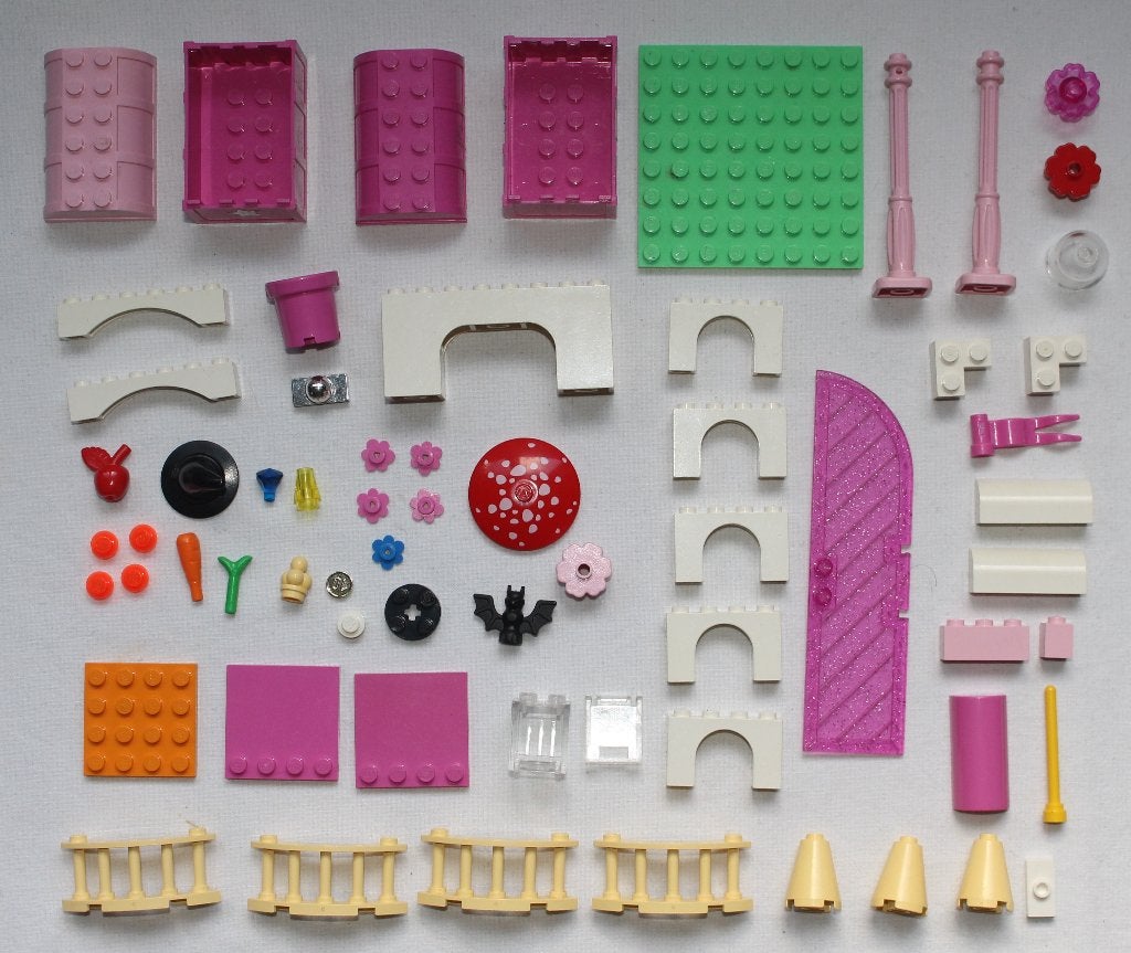 Lego Belville losse onderdelen van 5808, 5859 en 5801, Ophalen of Verzenden, Gebruikt, Losse stenen, Lego