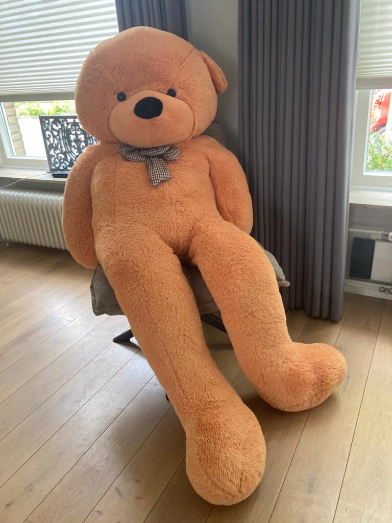 Hele grote beer, Kinderen en Baby's, Speelgoed | Knuffels en Pluche, Ophalen, Zo goed als nieuw, Beer, Groot (groter dan 80 cm)