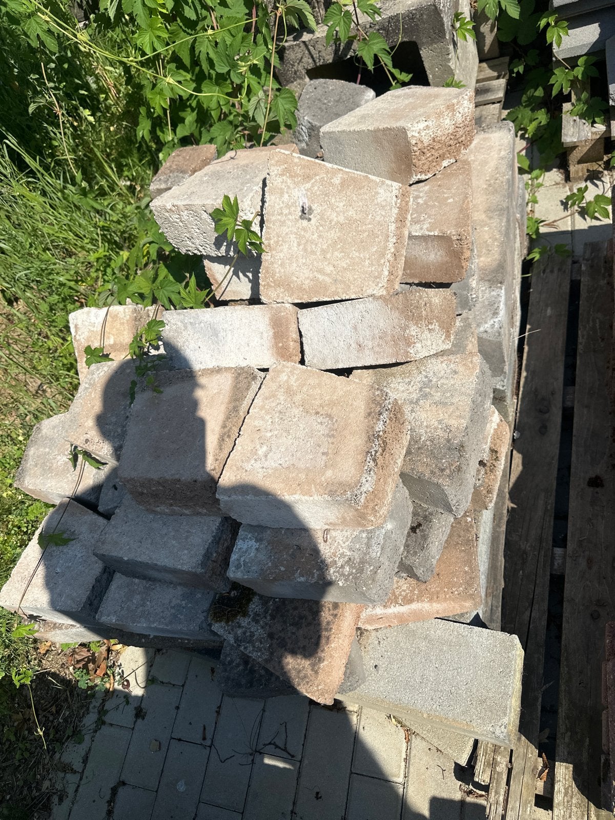 Gebruikte betonbandjes voor afwerking of plantenbak, Ophalen, Gebruikt, Minder dan 5 m², Beton