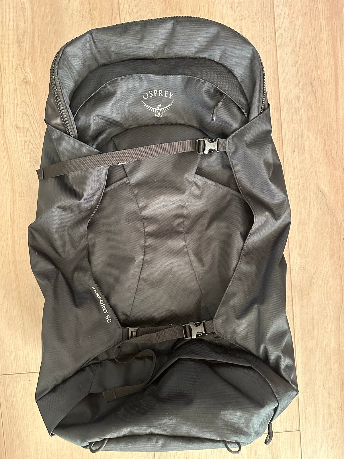 Osprey Farpoint 80 Backpack - Zo goed als nieuw, 40 cm of meer, Zo goed als nieuw, Trekking, 60 cm of meer
